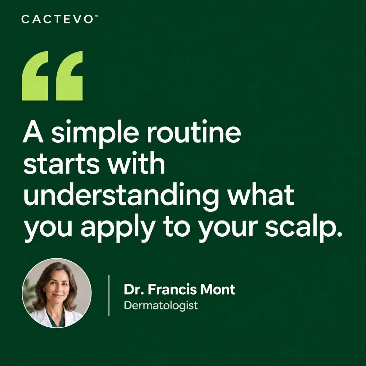 Dr. Francis Mont, dermatologist